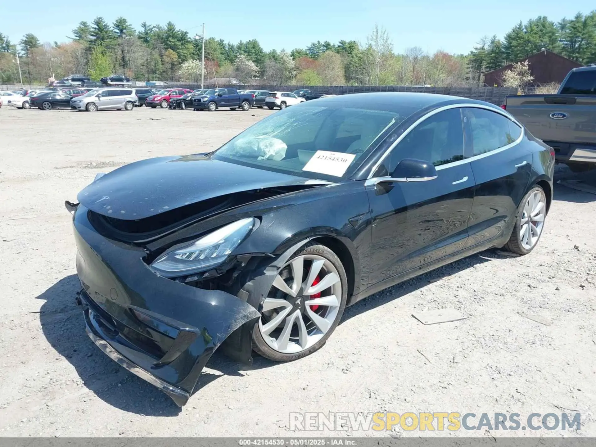 2 Фотография поврежденного автомобиля 5YJ3E1EB4KF438846 TESLA MODEL 3 2019