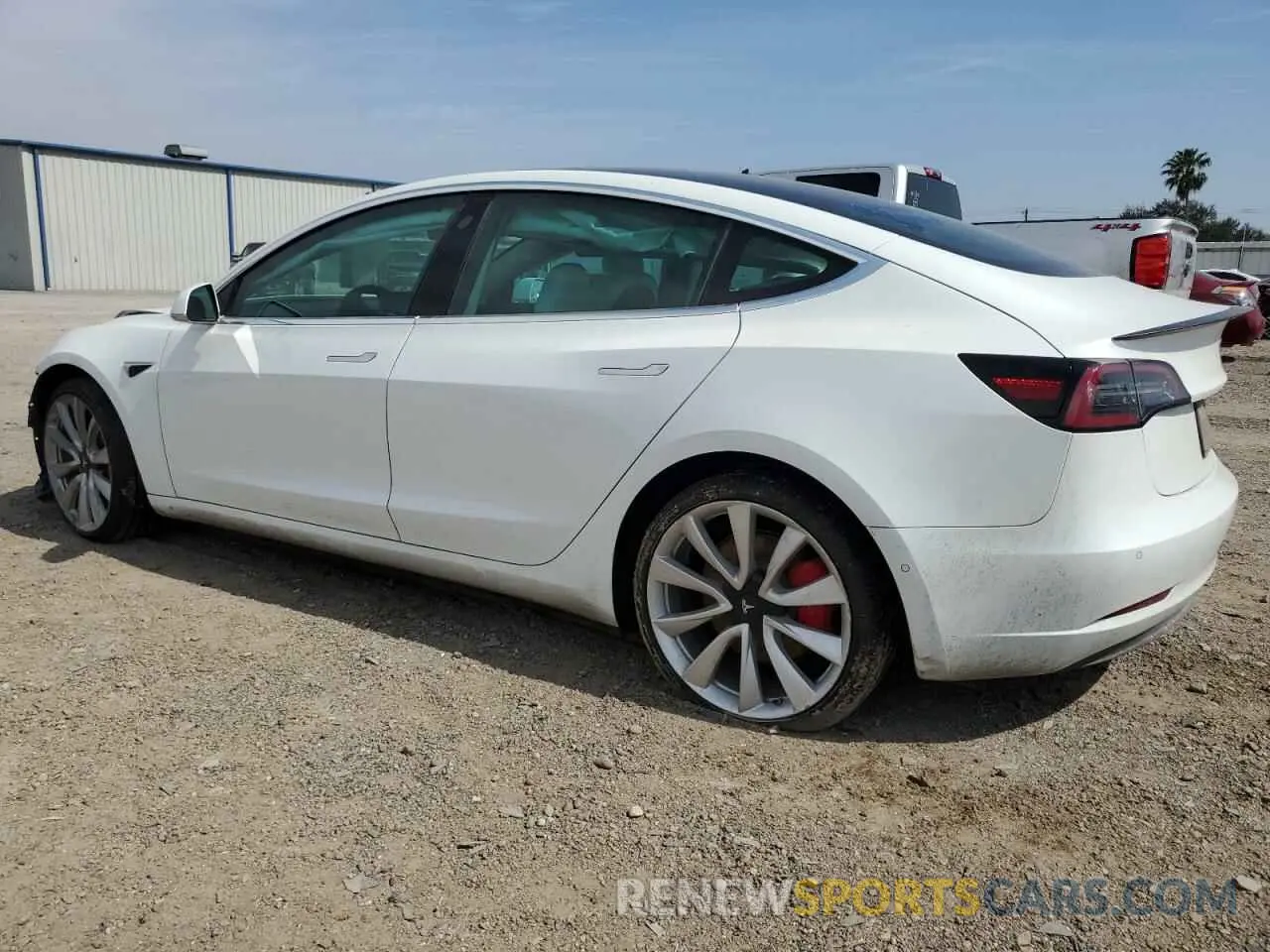 2 Photograph of a damaged car 5YJ3E1EB4KF469711 TESLA MODEL 3 2019