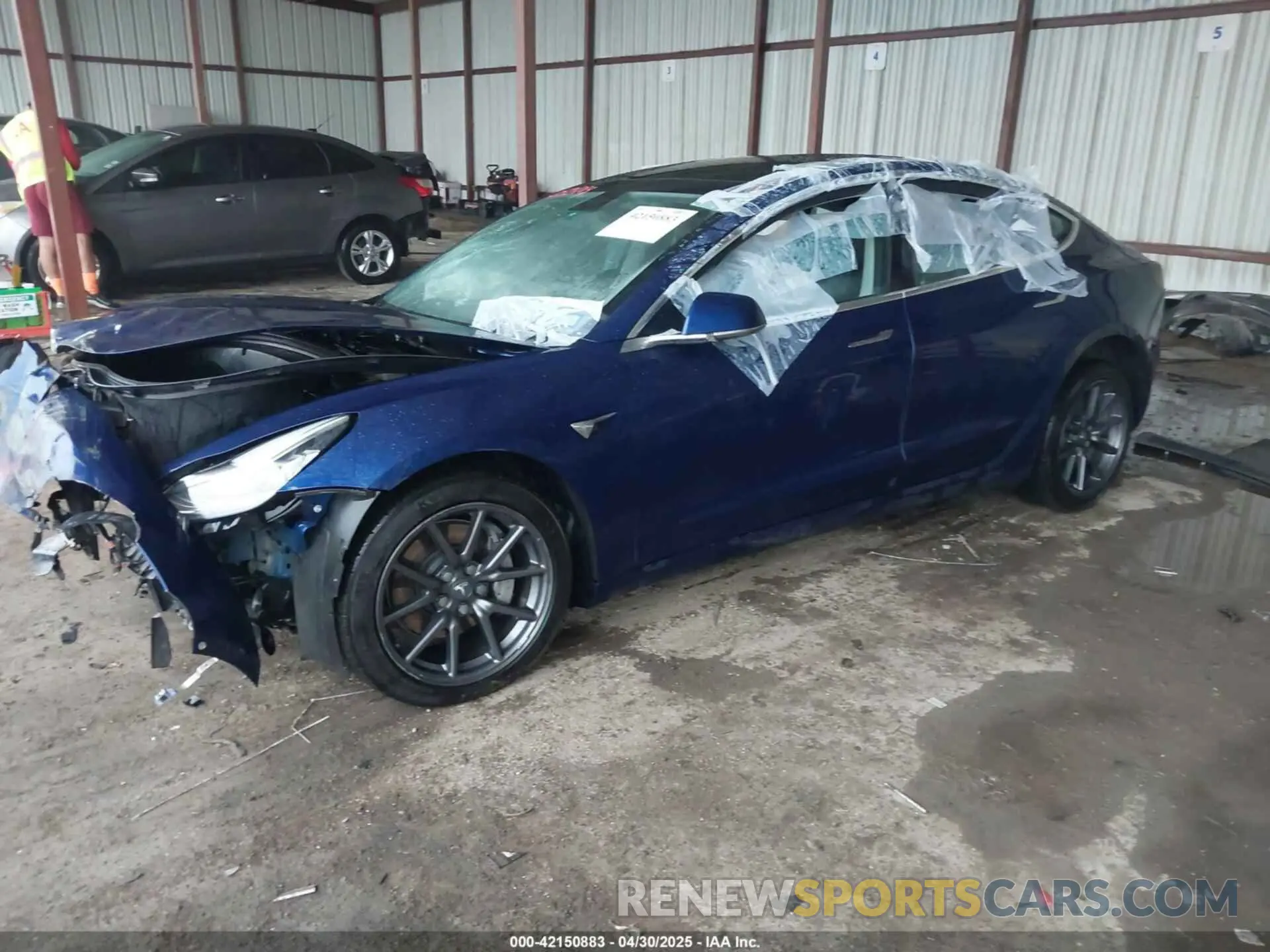 2 Фотография поврежденного автомобиля 5YJ3E1EB4KF497637 TESLA MODEL 3 2019