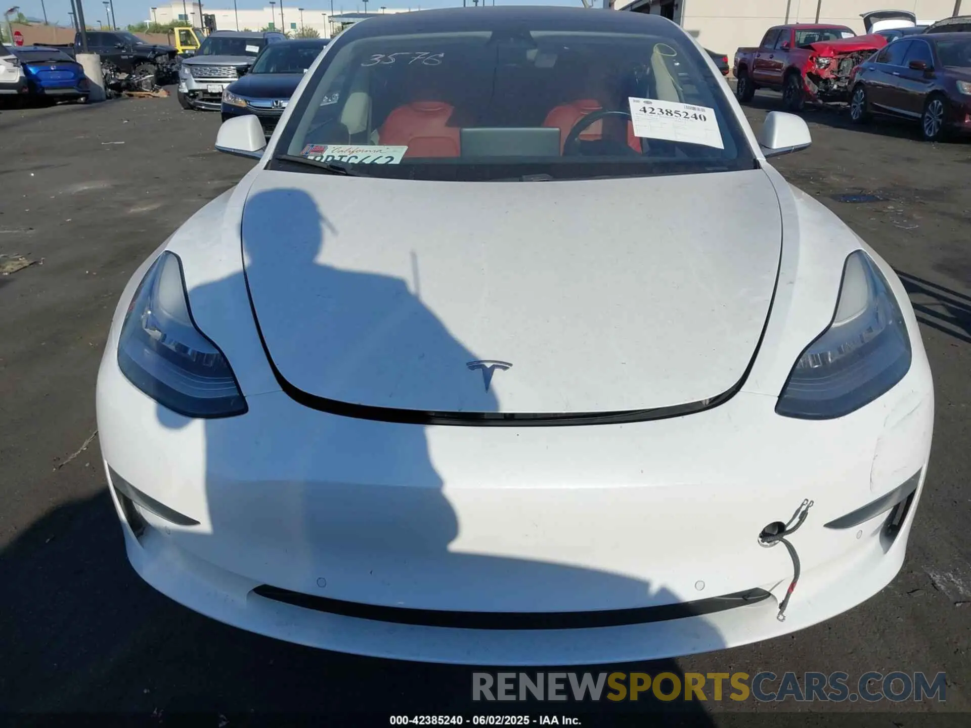 12 Photograph of a damaged car 5YJ3E1EB5KF213576 TESLA MODEL 3 2019