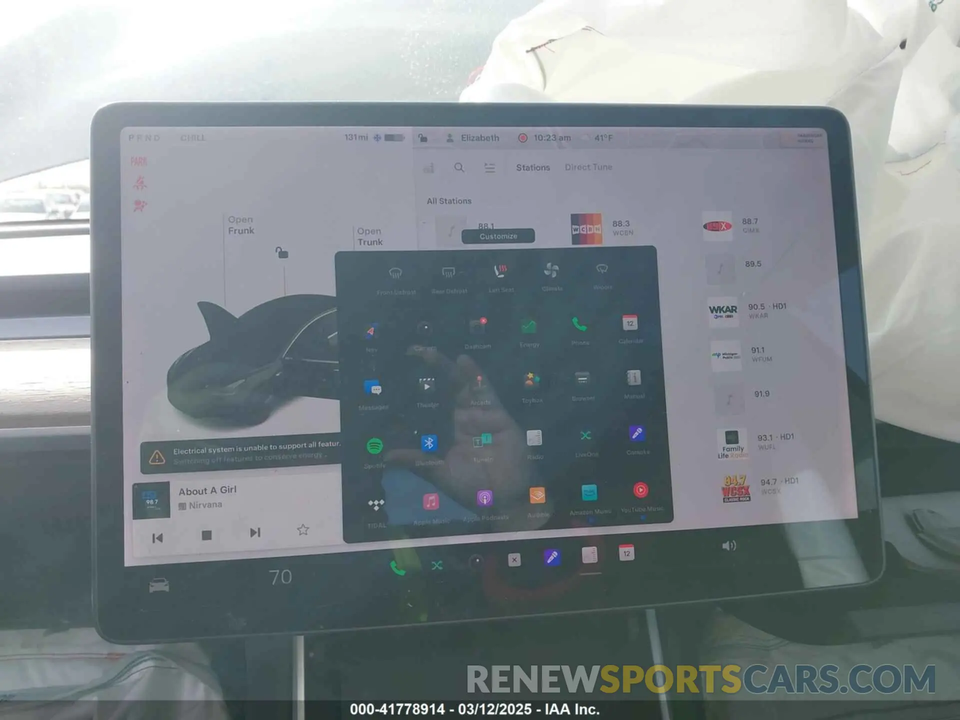 18 Фотография поврежденного автомобиля 5YJ3E1EB5KF414748 TESLA MODEL 3 2019