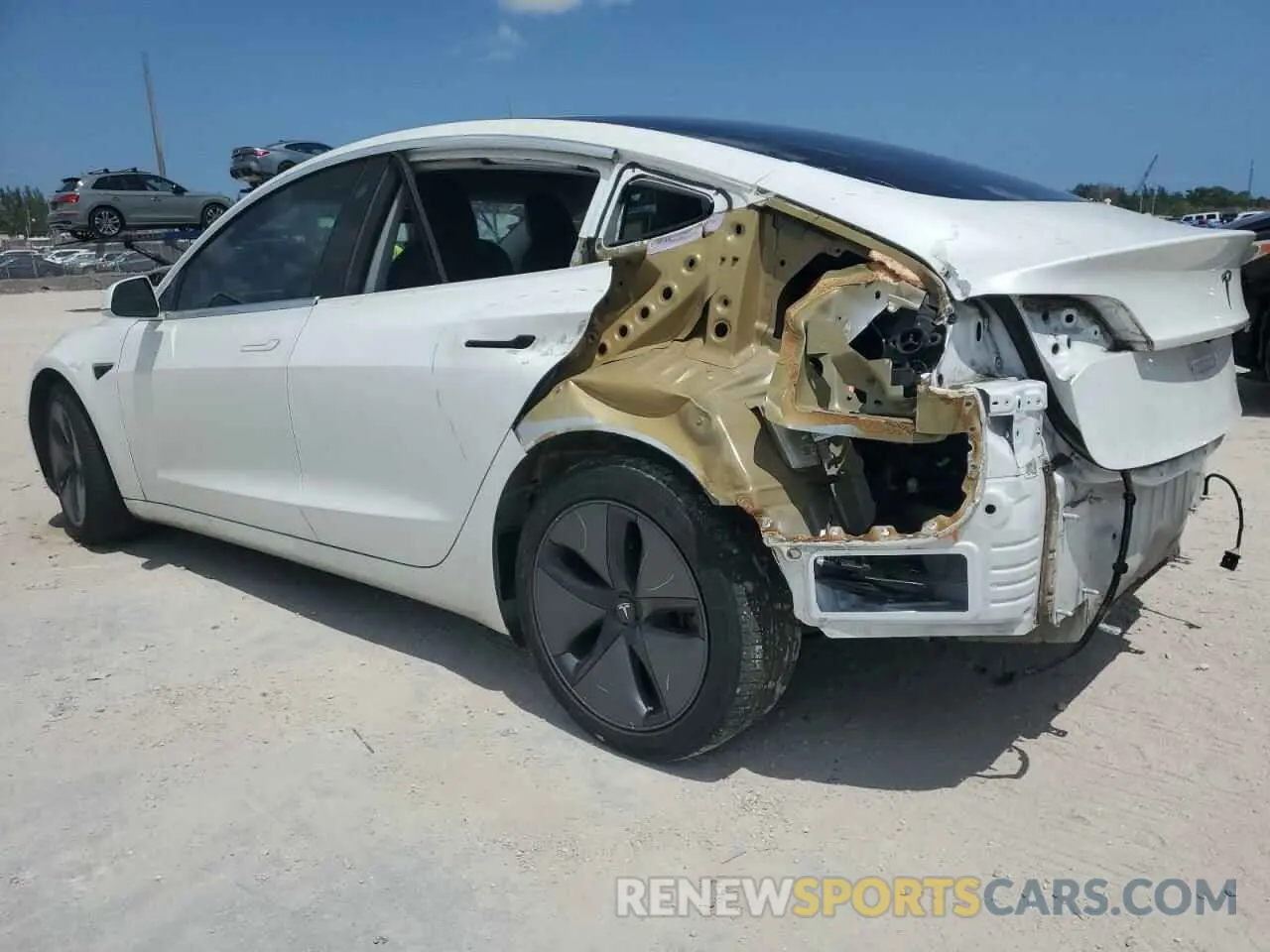 2 Фотография поврежденного автомобиля 5YJ3E1EB5KF418329 TESLA MODEL 3 2019