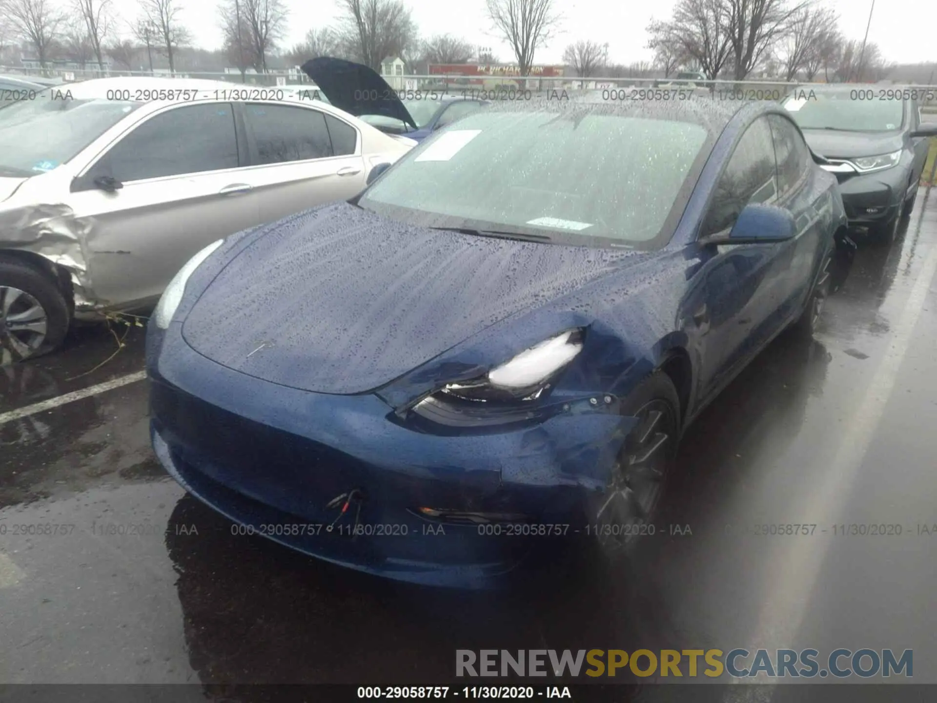 2 Photograph of a damaged car 5YJ3E1EB5KF452836 TESLA MODEL 3 2019