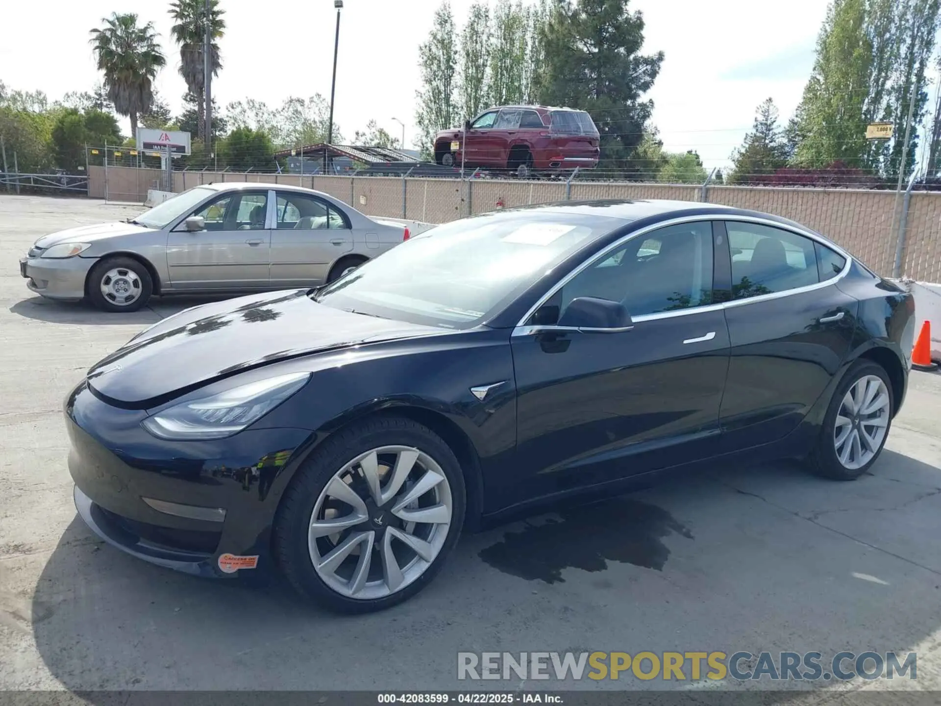 6 Фотография поврежденного автомобиля 5YJ3E1EB5KF453422 TESLA MODEL 3 2019