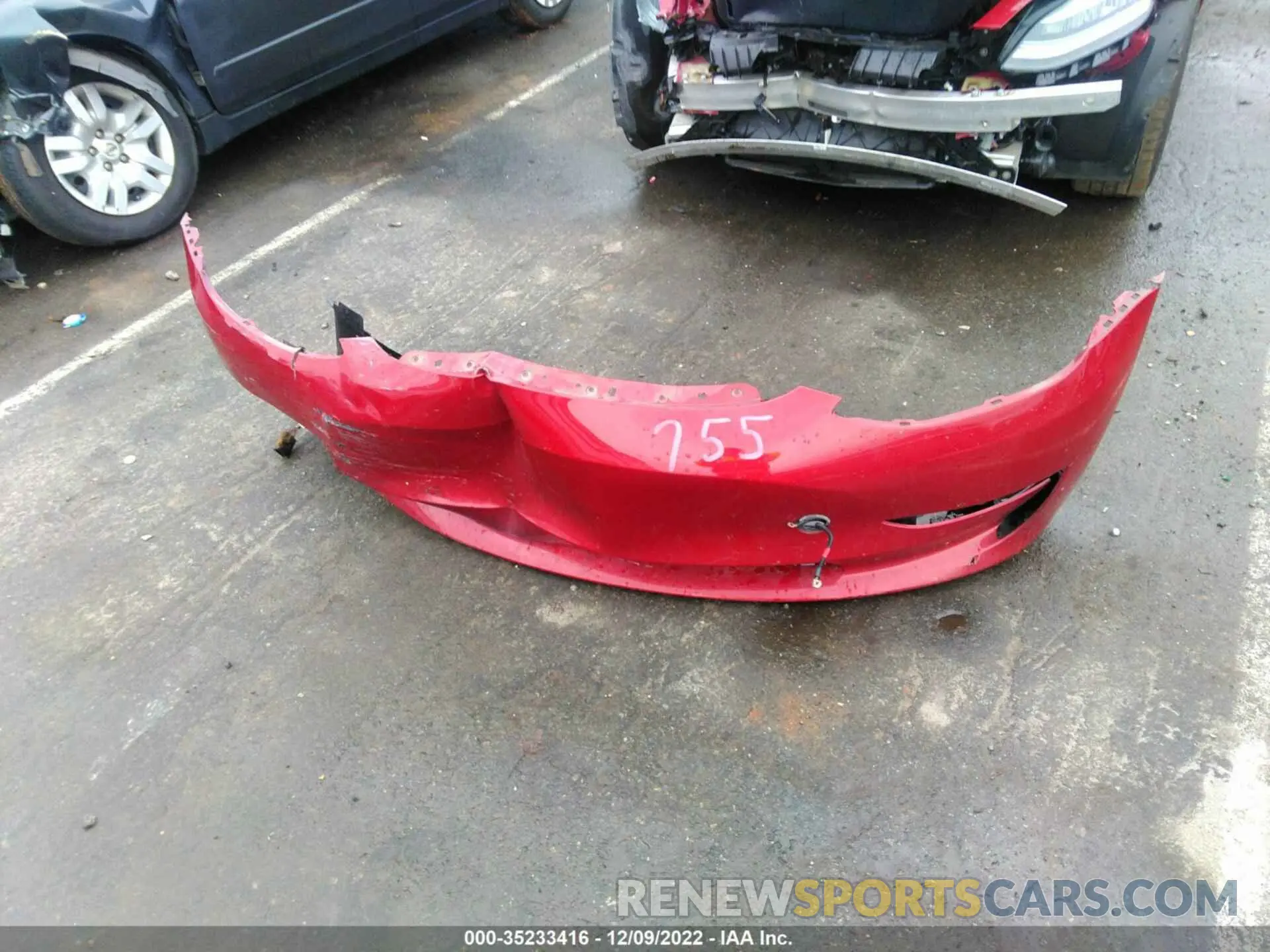 11 Photograph of a damaged car 5YJ3E1EB5KF464839 TESLA MODEL 3 2019