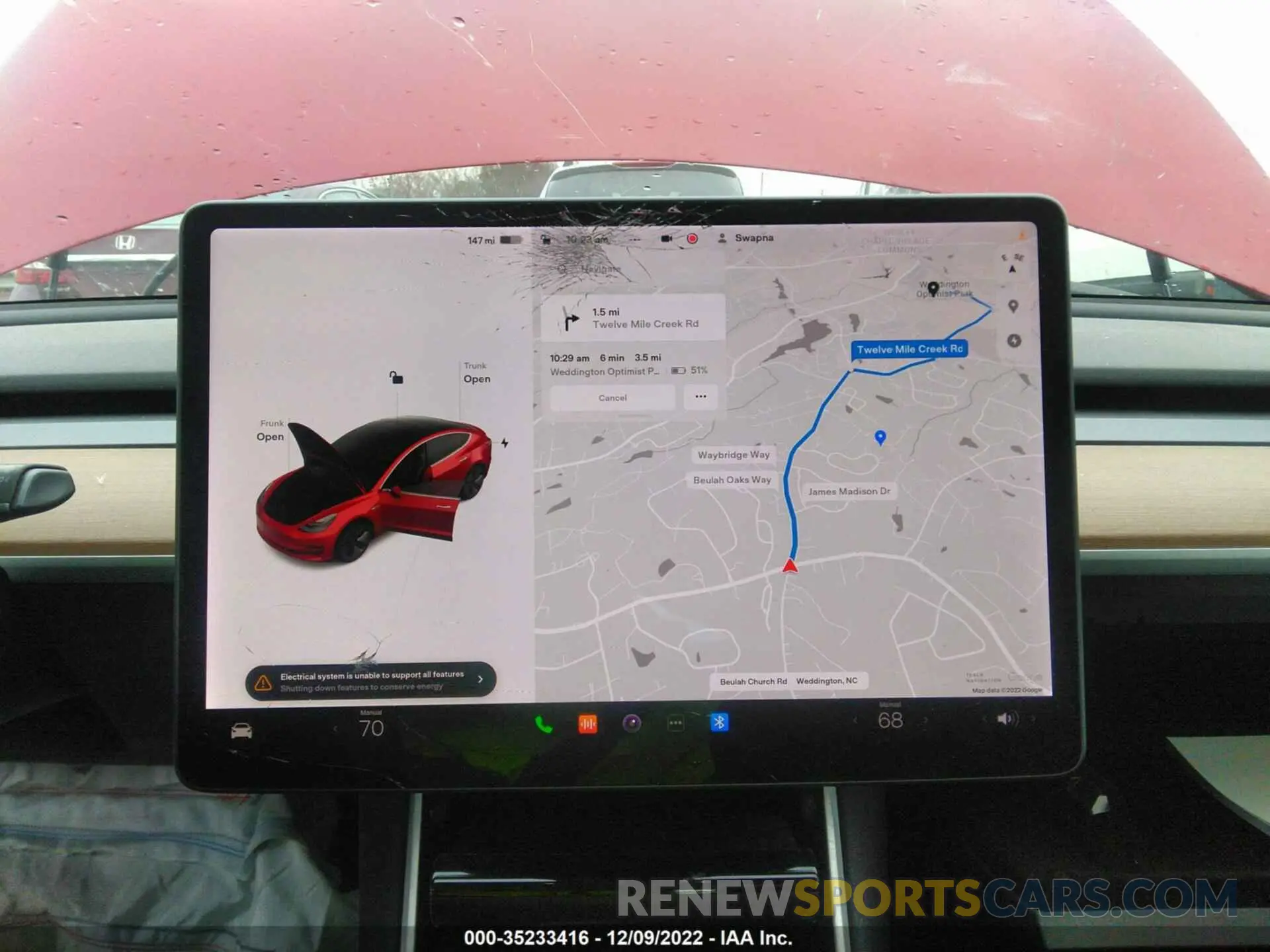 7 Photograph of a damaged car 5YJ3E1EB5KF464839 TESLA MODEL 3 2019