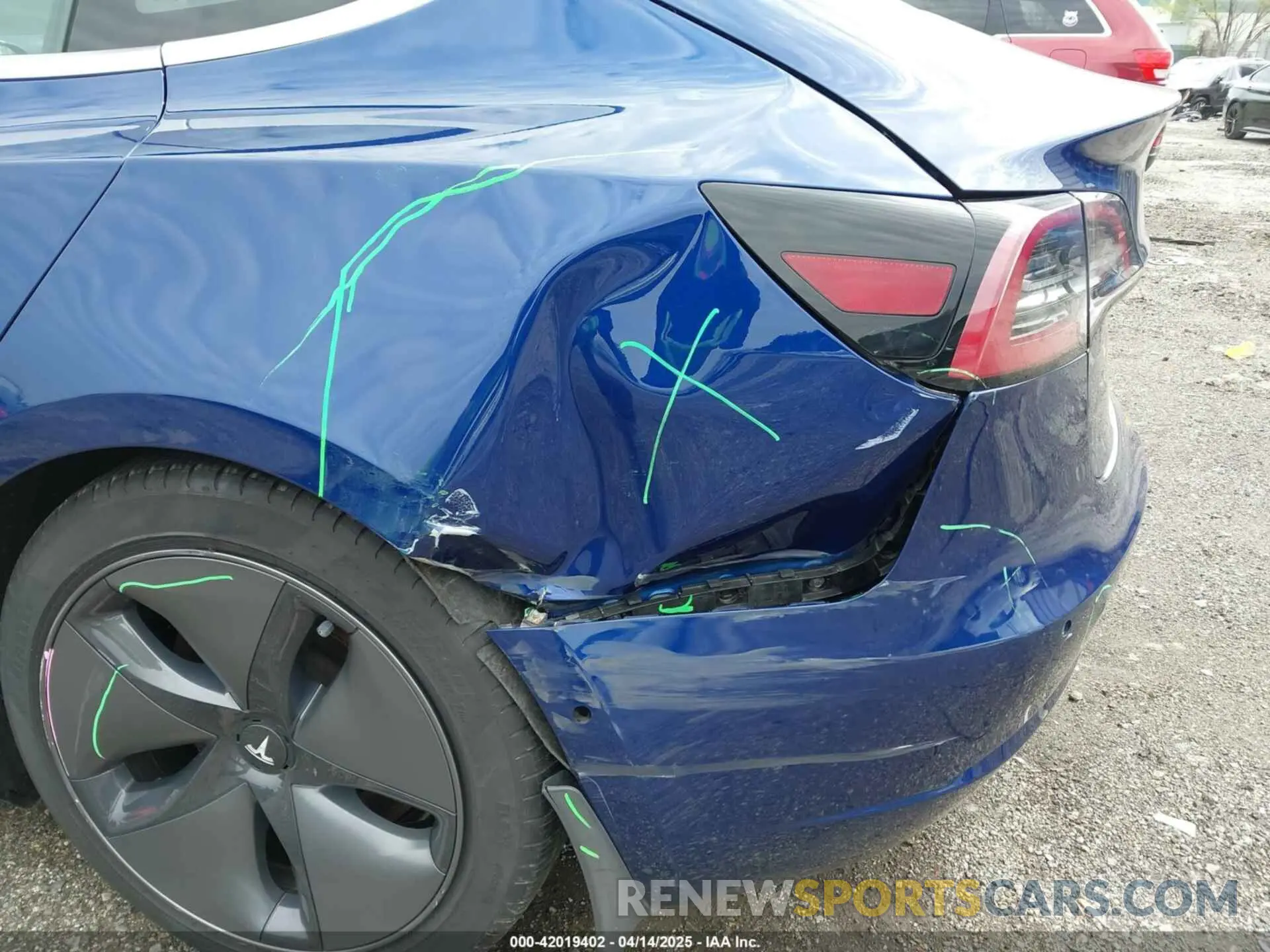 6 Photograph of a damaged car 5YJ3E1EB5KF497582 TESLA MODEL 3 2019