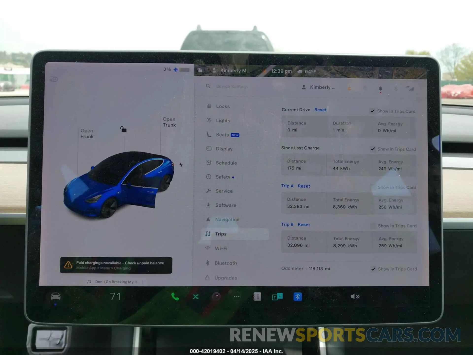 7 Photograph of a damaged car 5YJ3E1EB5KF497582 TESLA MODEL 3 2019