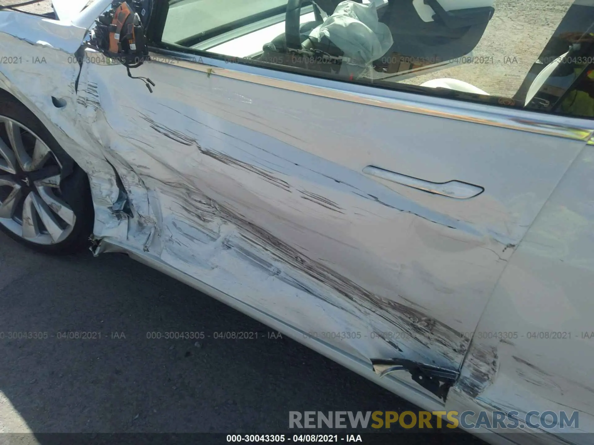 6 Photograph of a damaged car 5YJ3E1EB5KF513473 TESLA MODEL 3 2019