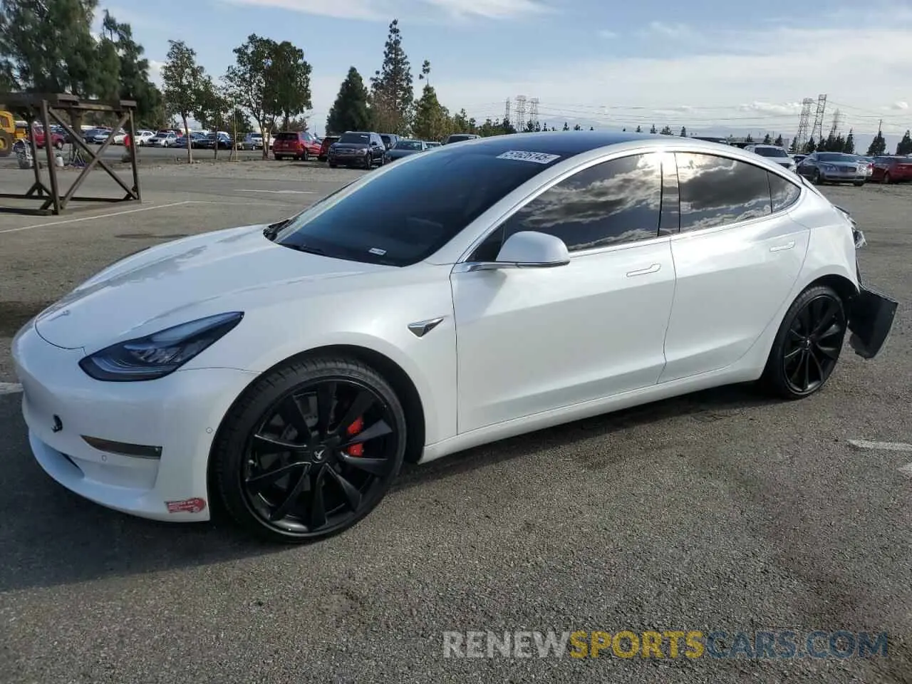 1 Фотография поврежденного автомобиля 5YJ3E1EB5KF514171 TESLA MODEL 3 2019
