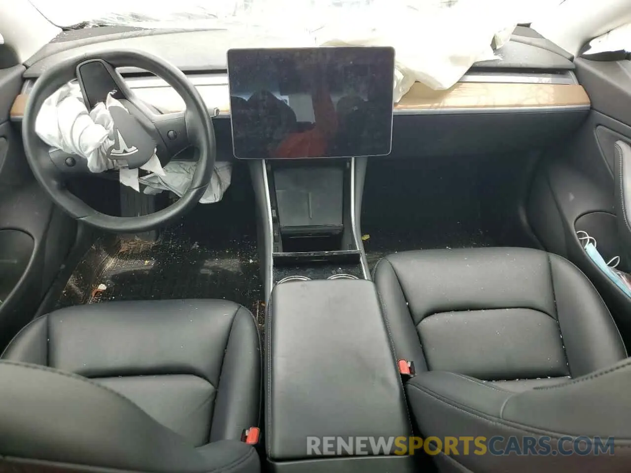 8 Photograph of a damaged car 5YJ3E1EB6KF361574 TESLA MODEL 3 2019