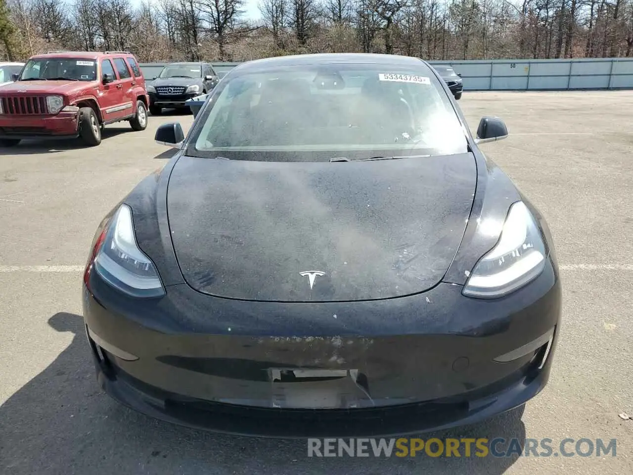 5 Photograph of a damaged car 5YJ3E1EB6KF392727 TESLA MODEL 3 2019
