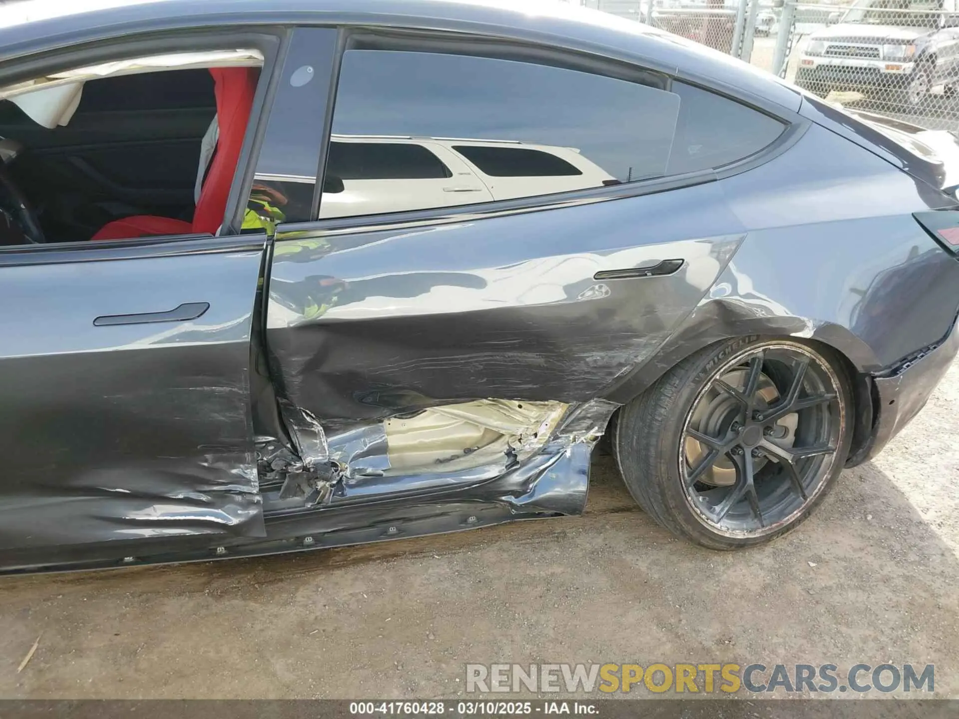 6 Photograph of a damaged car 5YJ3E1EB6KF413320 TESLA MODEL 3 2019