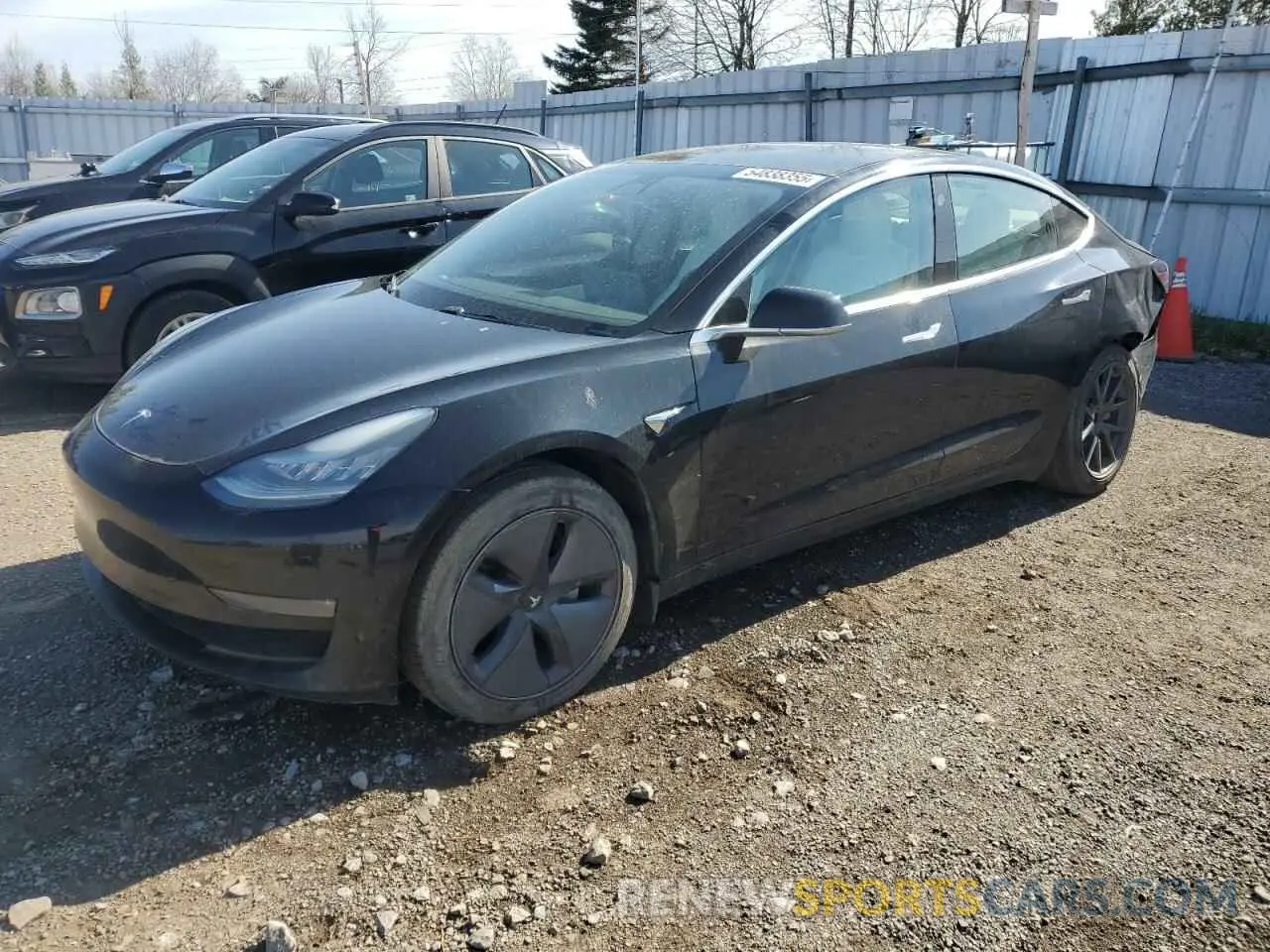 1 Фотография поврежденного автомобиля 5YJ3E1EB6KF421305 TESLA MODEL 3 2019