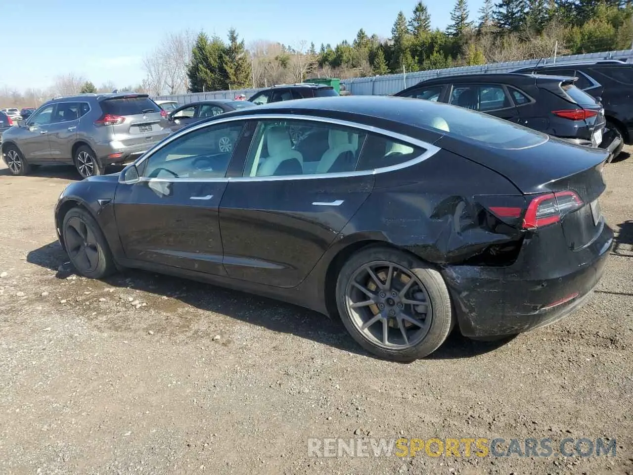 2 Фотография поврежденного автомобиля 5YJ3E1EB6KF421305 TESLA MODEL 3 2019