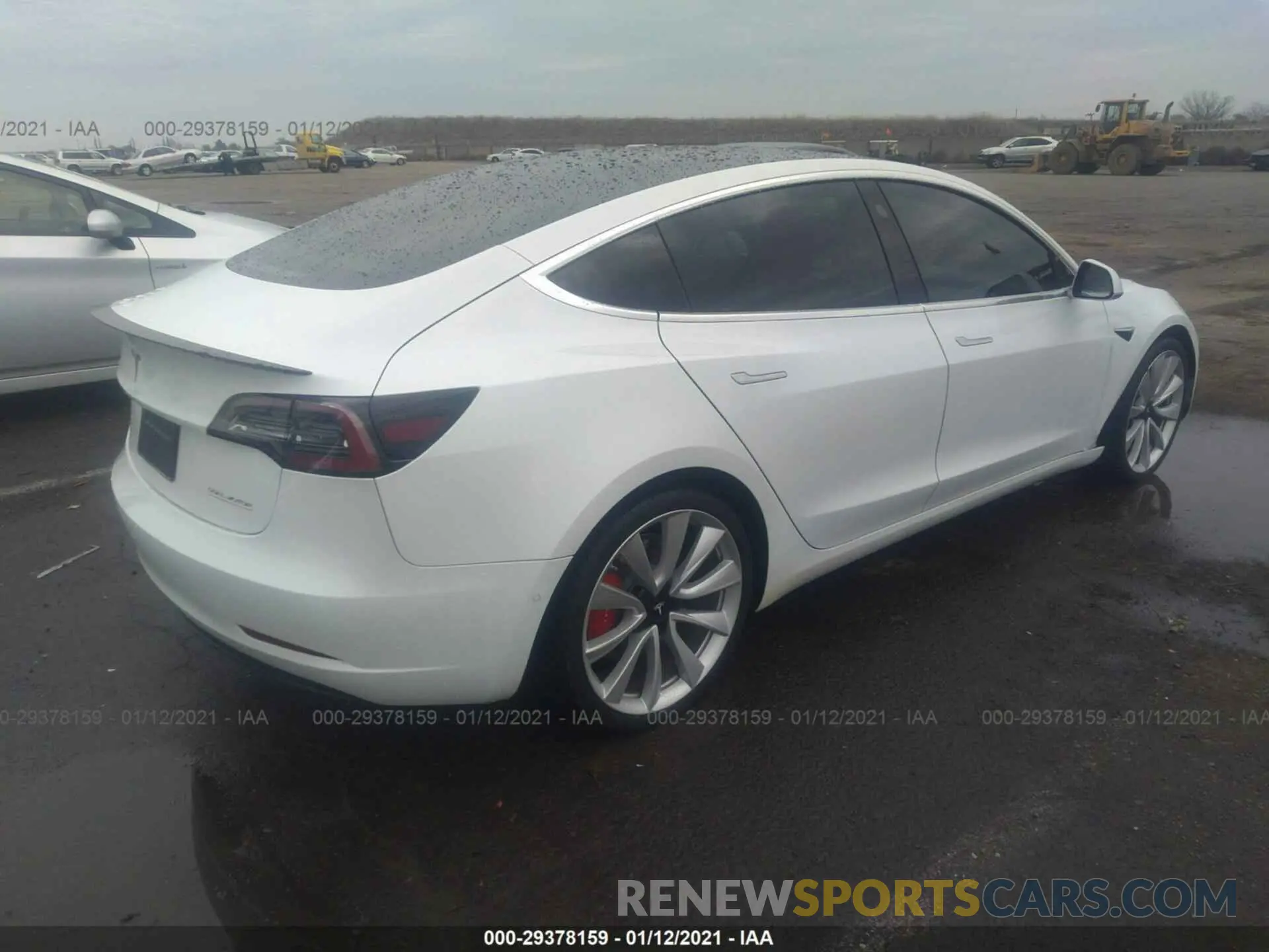 4 Photograph of a damaged car 5YJ3E1EB6KF425631 TESLA MODEL 3 2019
