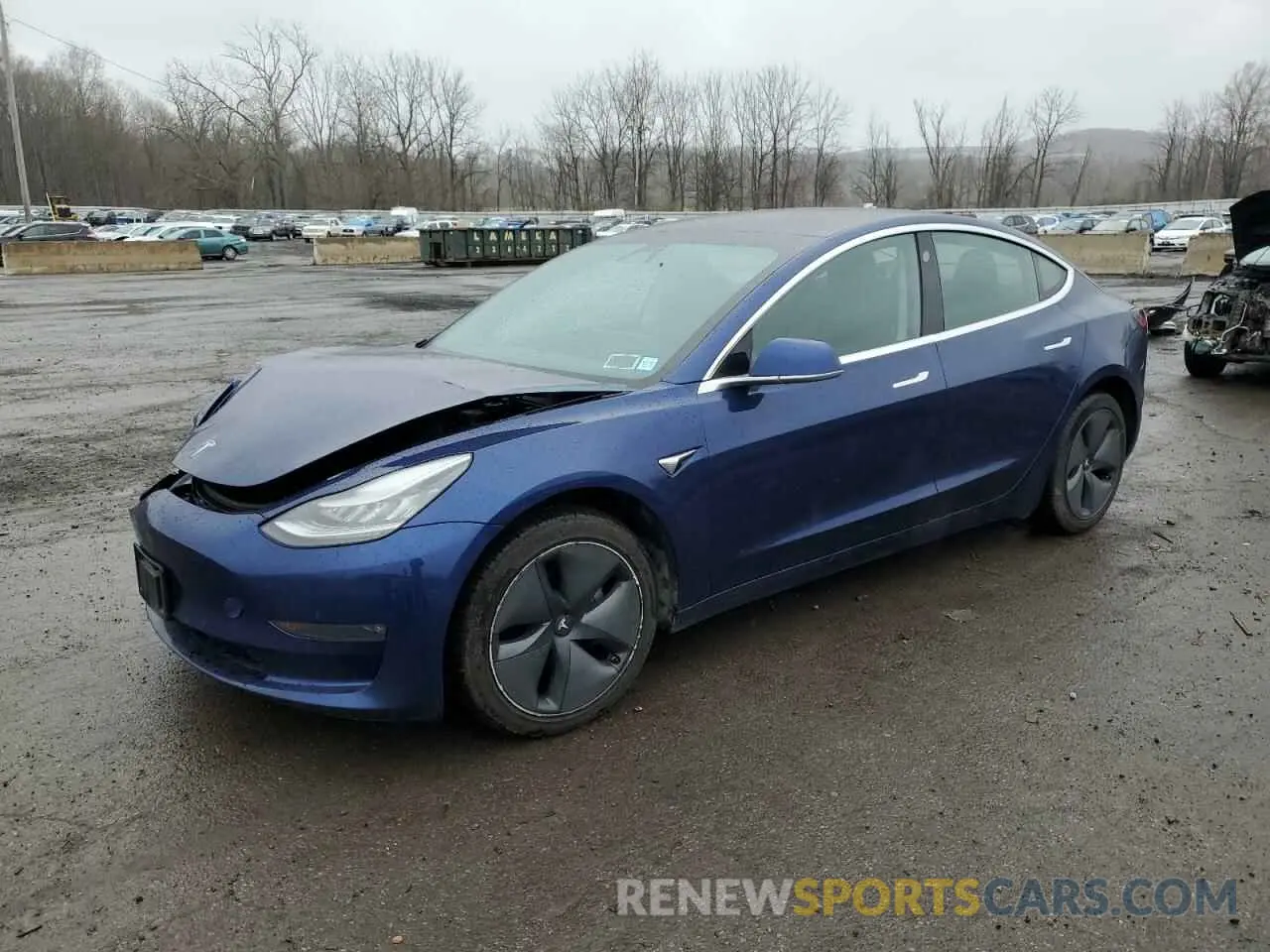 1 Фотография поврежденного автомобиля 5YJ3E1EB6KF452747 TESLA MODEL 3 2019