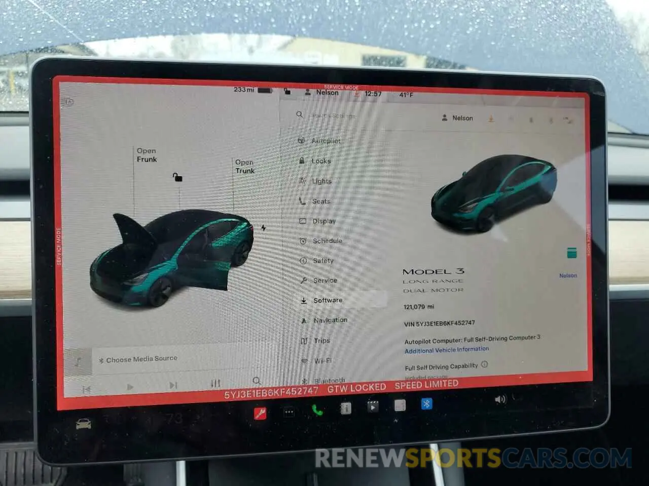 9 Фотография поврежденного автомобиля 5YJ3E1EB6KF452747 TESLA MODEL 3 2019