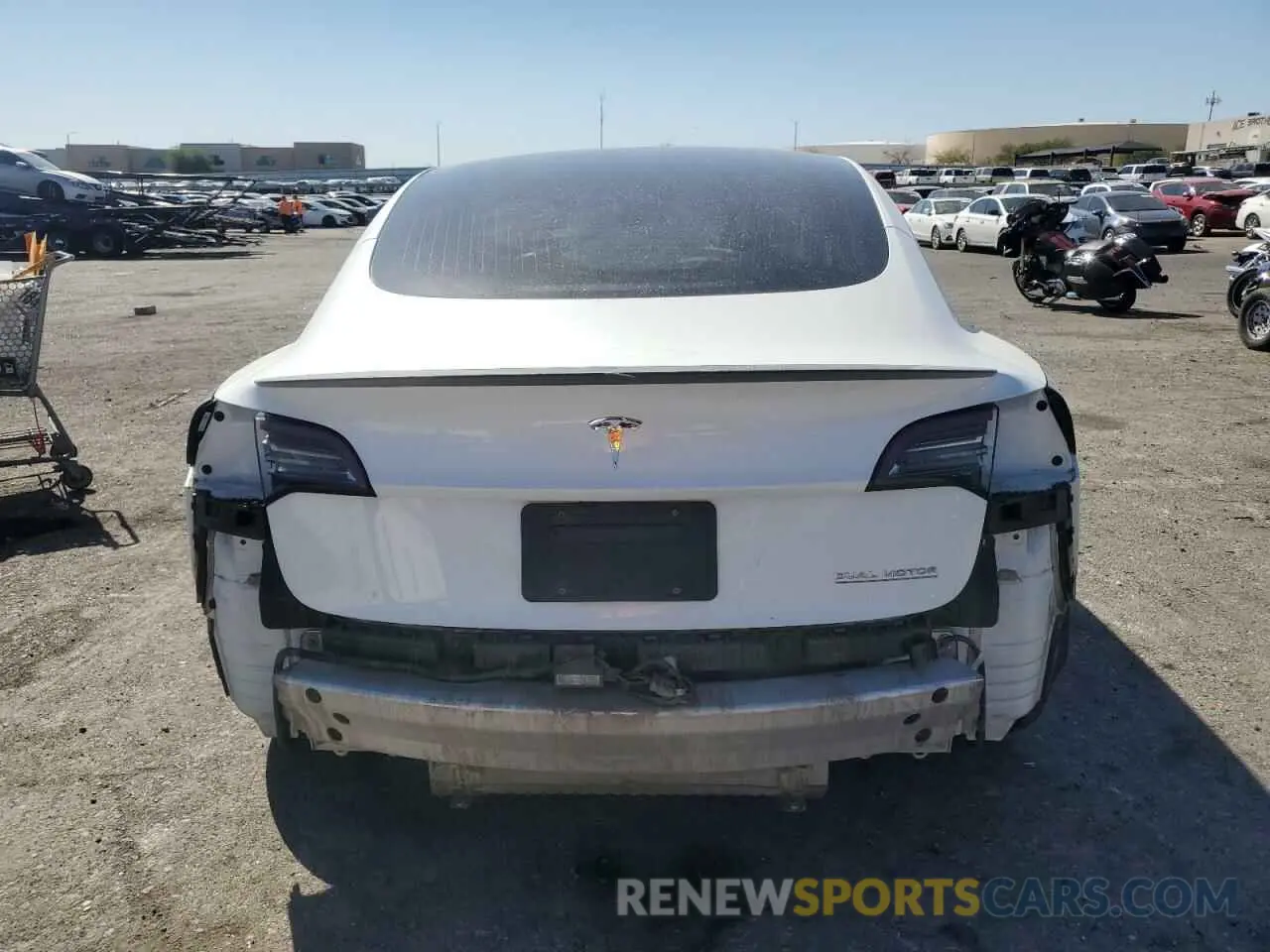 6 Photograph of a damaged car 5YJ3E1EB6KF454997 TESLA MODEL 3 2019