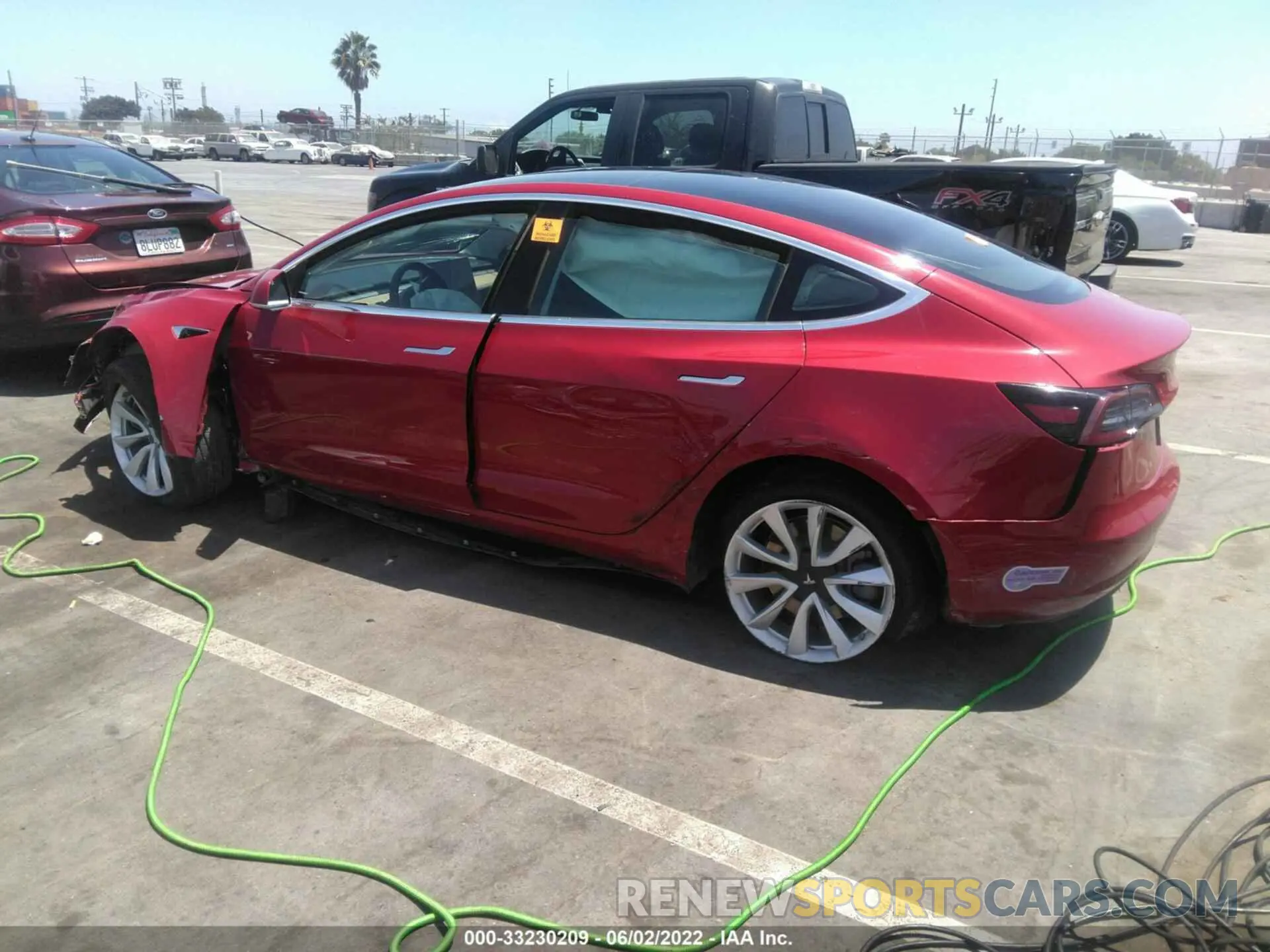 3 Photograph of a damaged car 5YJ3E1EB6KF535241 TESLA MODEL 3 2019