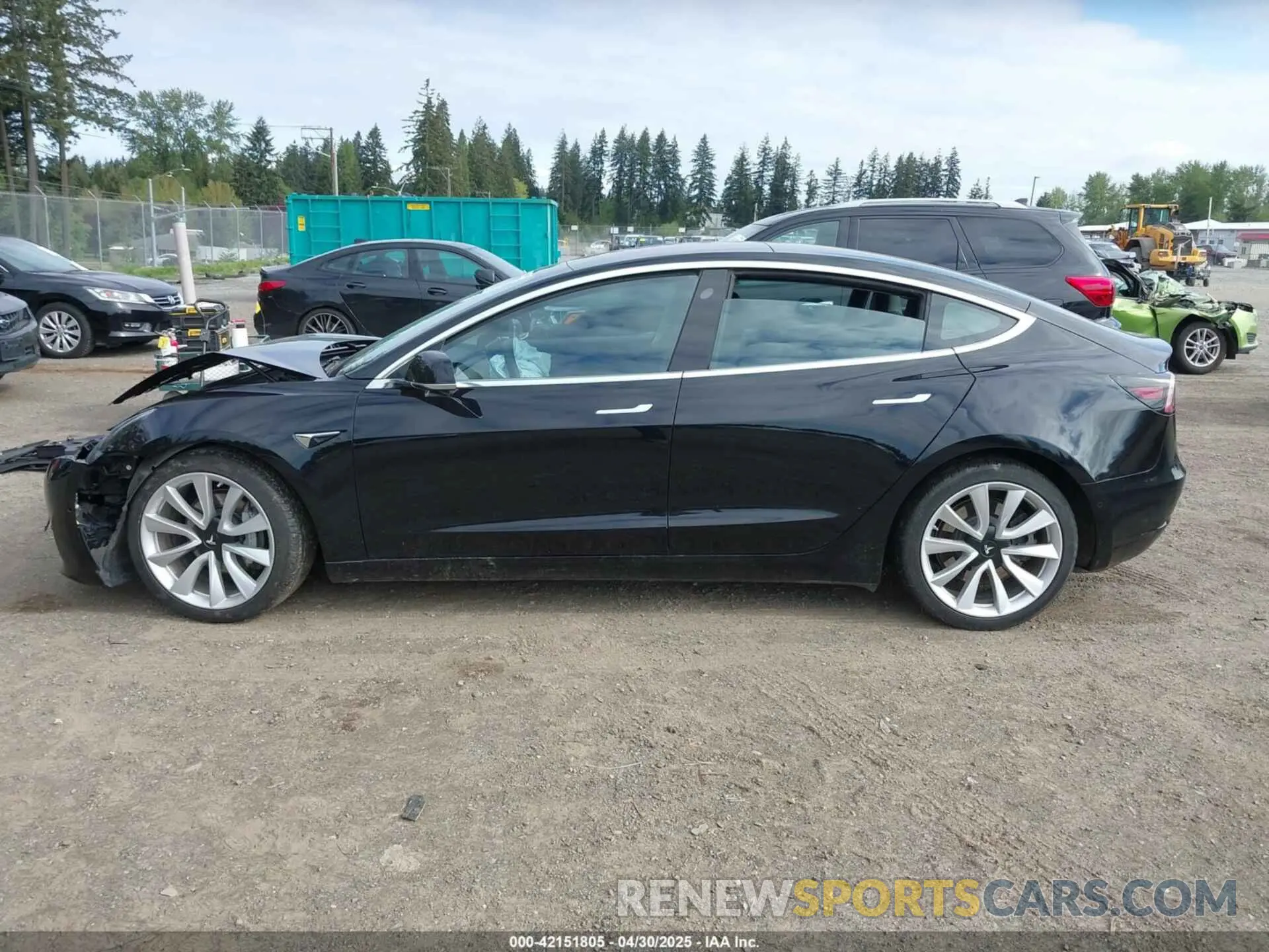 14 Фотография поврежденного автомобиля 5YJ3E1EB7KF191872 TESLA MODEL 3 2019