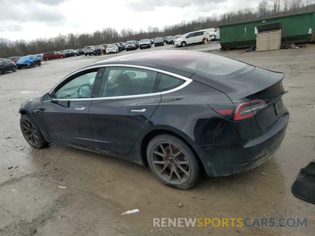 2 Photograph of a damaged car 5YJ3E1EB7KF199051 TESLA MODEL 3 2019