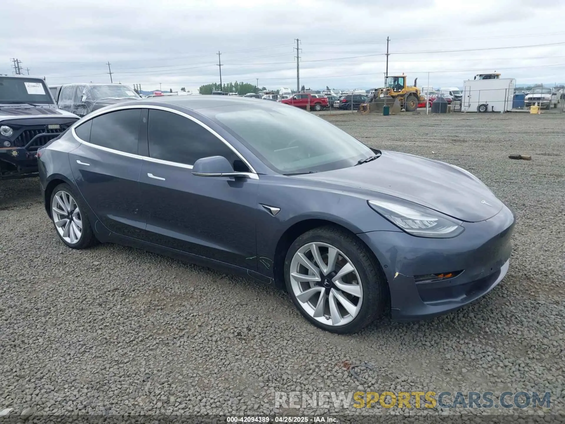 1 Фотография поврежденного автомобиля 5YJ3E1EB7KF205883 TESLA MODEL 3 2019