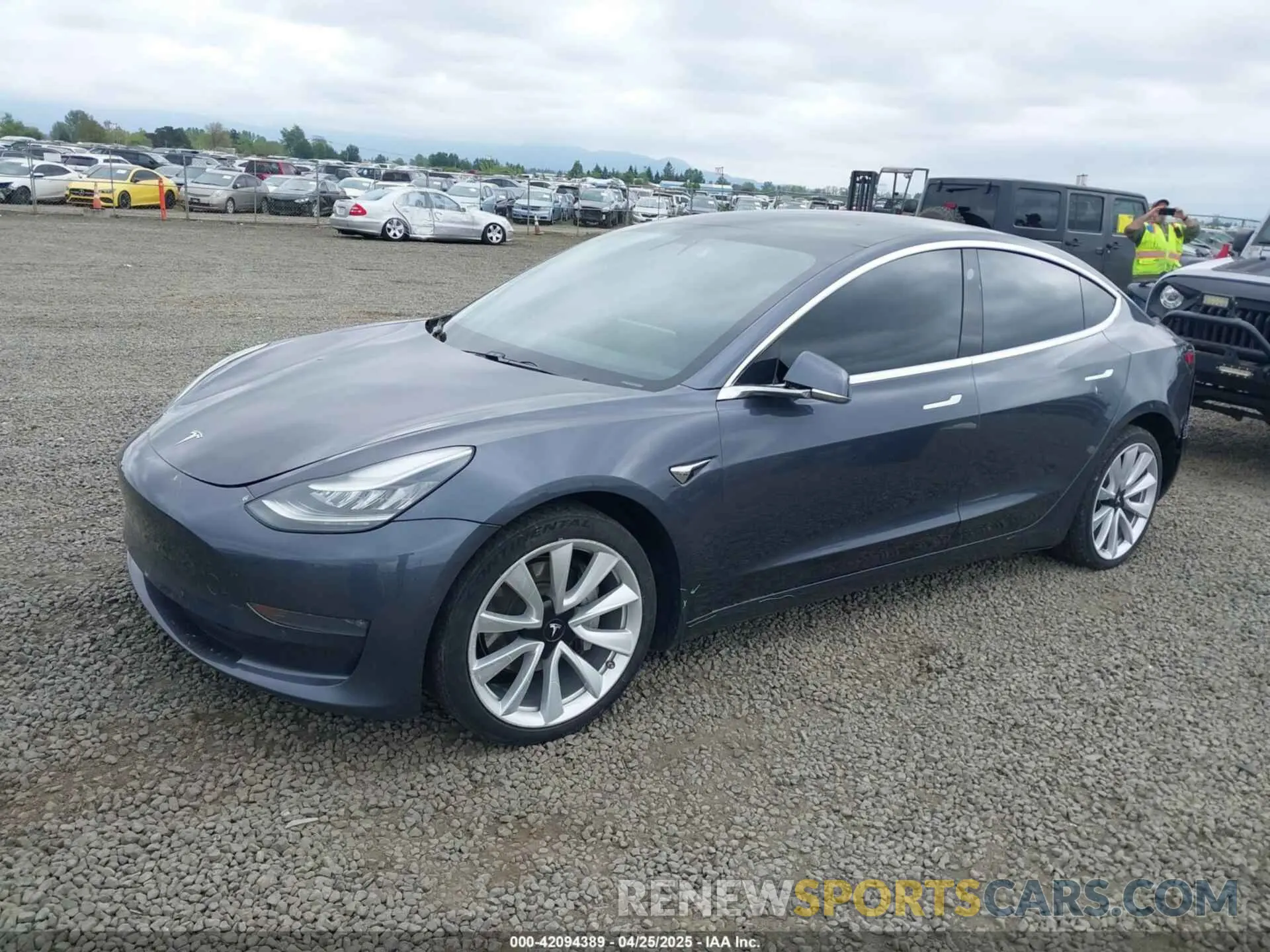 2 Фотография поврежденного автомобиля 5YJ3E1EB7KF205883 TESLA MODEL 3 2019