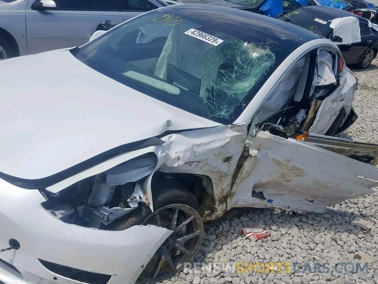 9 Photograph of a damaged car 5YJ3E1EB7KF213580 TESLA MODEL 3 2019
