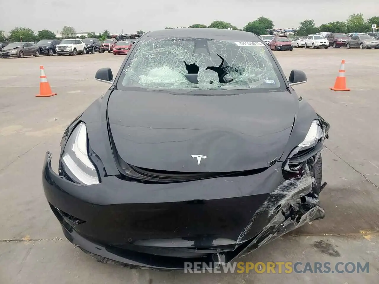 5 Photograph of a damaged car 5YJ3E1EB7KF388928 TESLA MODEL 3 2019