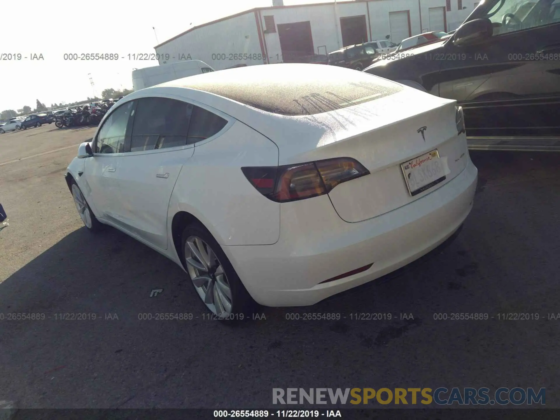 3 Photograph of a damaged car 5YJ3E1EB7KF390422 TESLA MODEL 3 2019