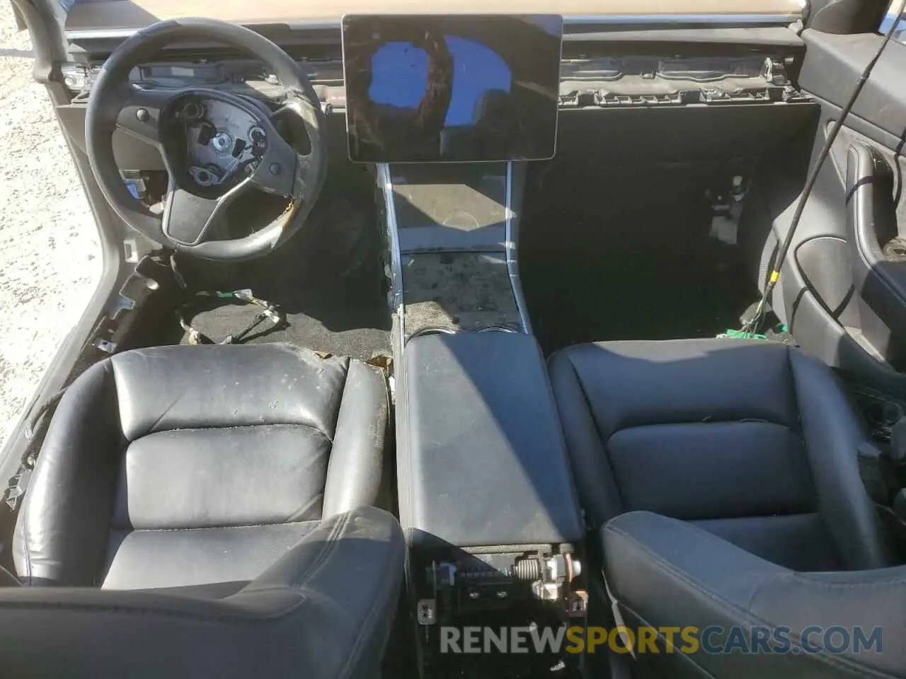 8 Фотография поврежденного автомобиля 5YJ3E1EB7KF433463 TESLA MODEL 3 2019