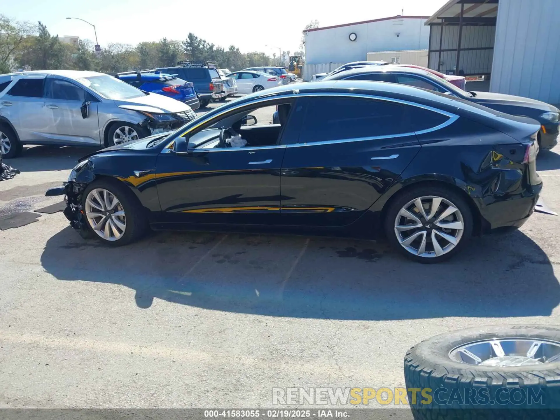 13 Photograph of a damaged car 5YJ3E1EB7KF433608 TESLA MODEL 3 2019
