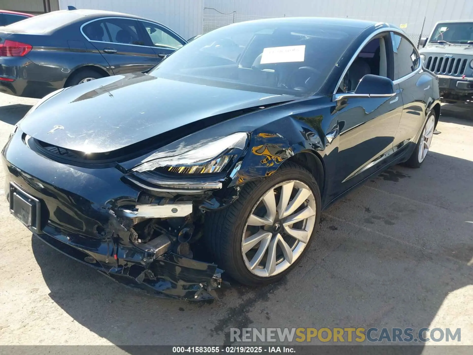 6 Photograph of a damaged car 5YJ3E1EB7KF433608 TESLA MODEL 3 2019
