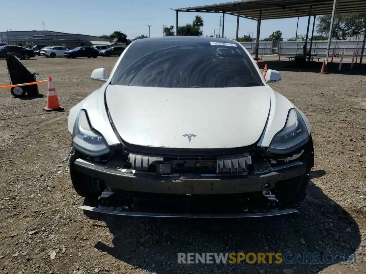 5 Photograph of a damaged car 5YJ3E1EB7KF434113 TESLA MODEL 3 2019