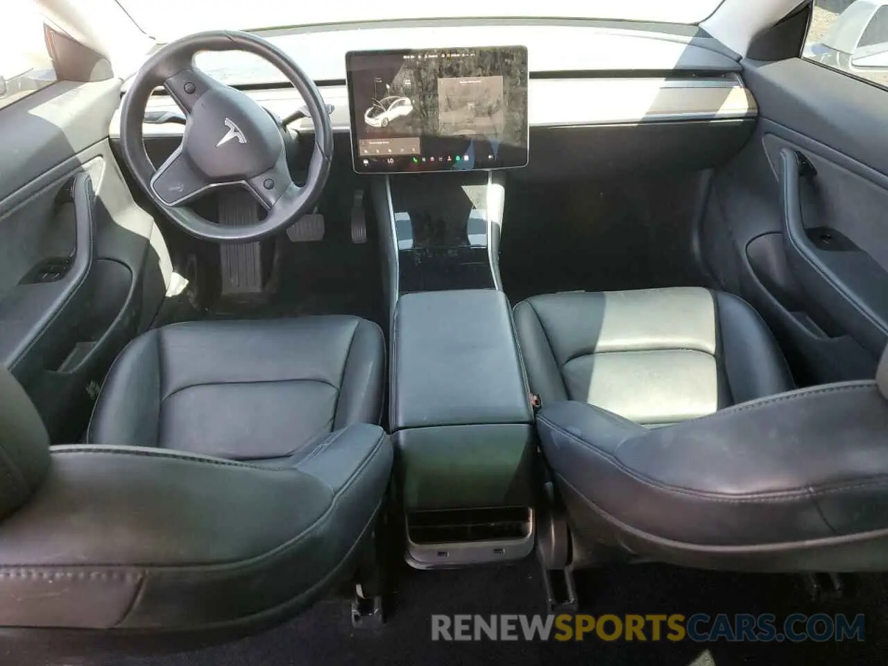 8 Photograph of a damaged car 5YJ3E1EB7KF434113 TESLA MODEL 3 2019