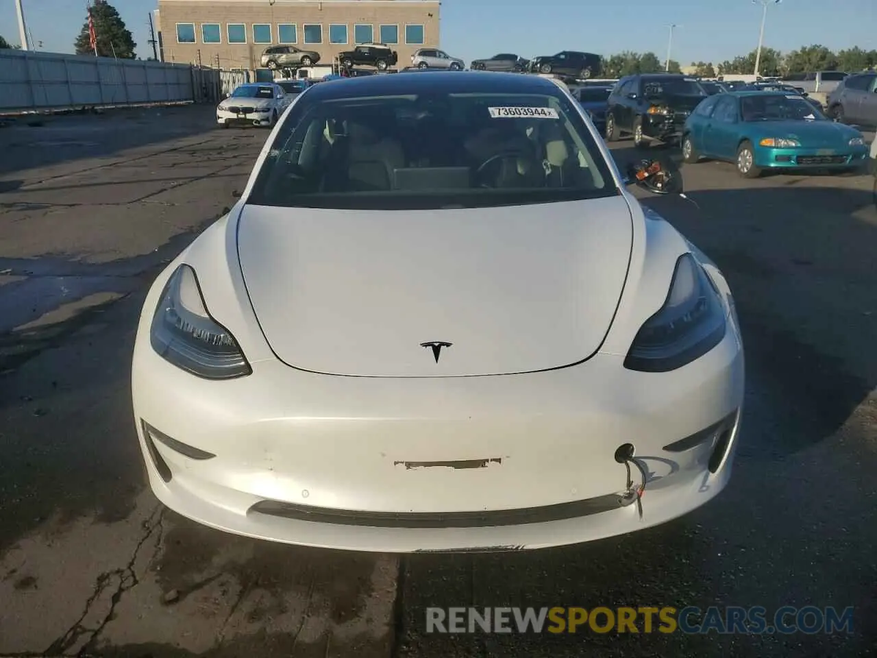 5 Photograph of a damaged car 5YJ3E1EB7KF442339 TESLA MODEL 3 2019