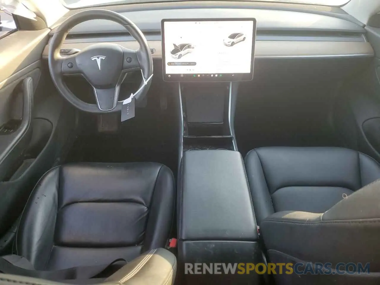 8 Photograph of a damaged car 5YJ3E1EB7KF442339 TESLA MODEL 3 2019