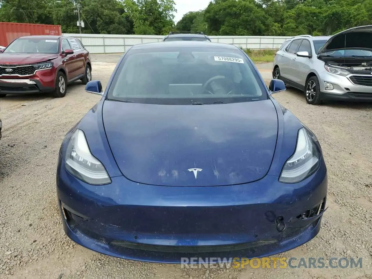 5 Photograph of a damaged car 5YJ3E1EB7KF452885 TESLA MODEL 3 2019