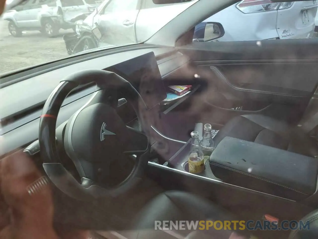 8 Photograph of a damaged car 5YJ3E1EB7KF452885 TESLA MODEL 3 2019