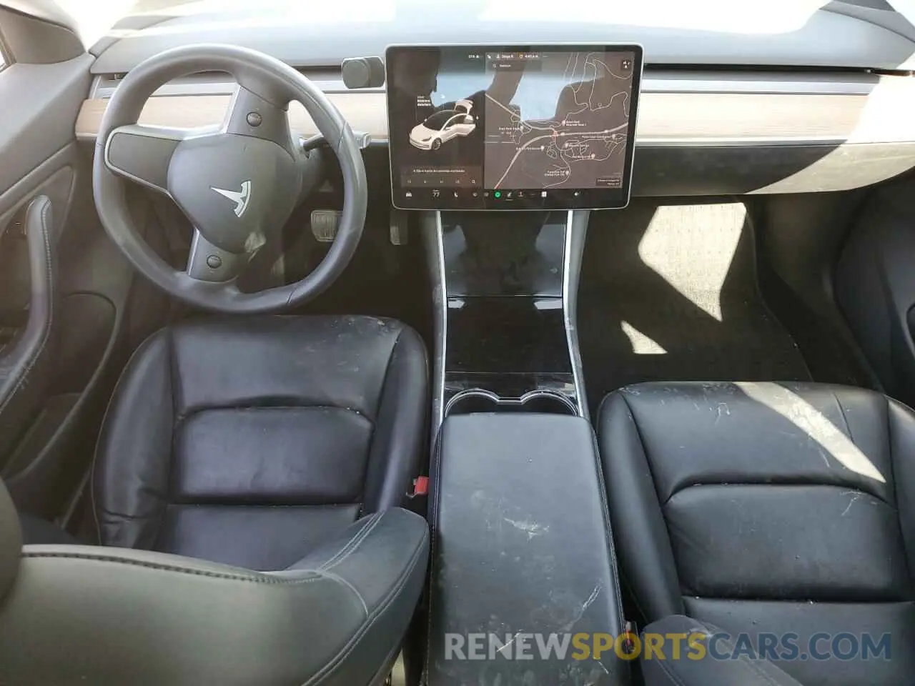 8 Фотография поврежденного автомобиля 5YJ3E1EB7KF453308 TESLA MODEL 3 2019