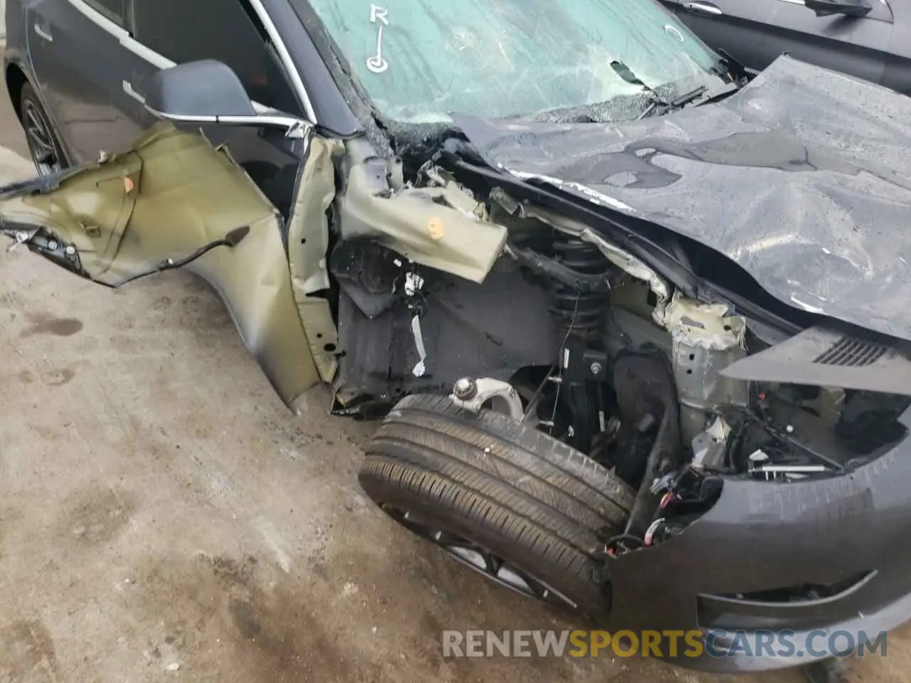 9 Photograph of a damaged car 5YJ3E1EB7KF520764 TESLA MODEL 3 2019