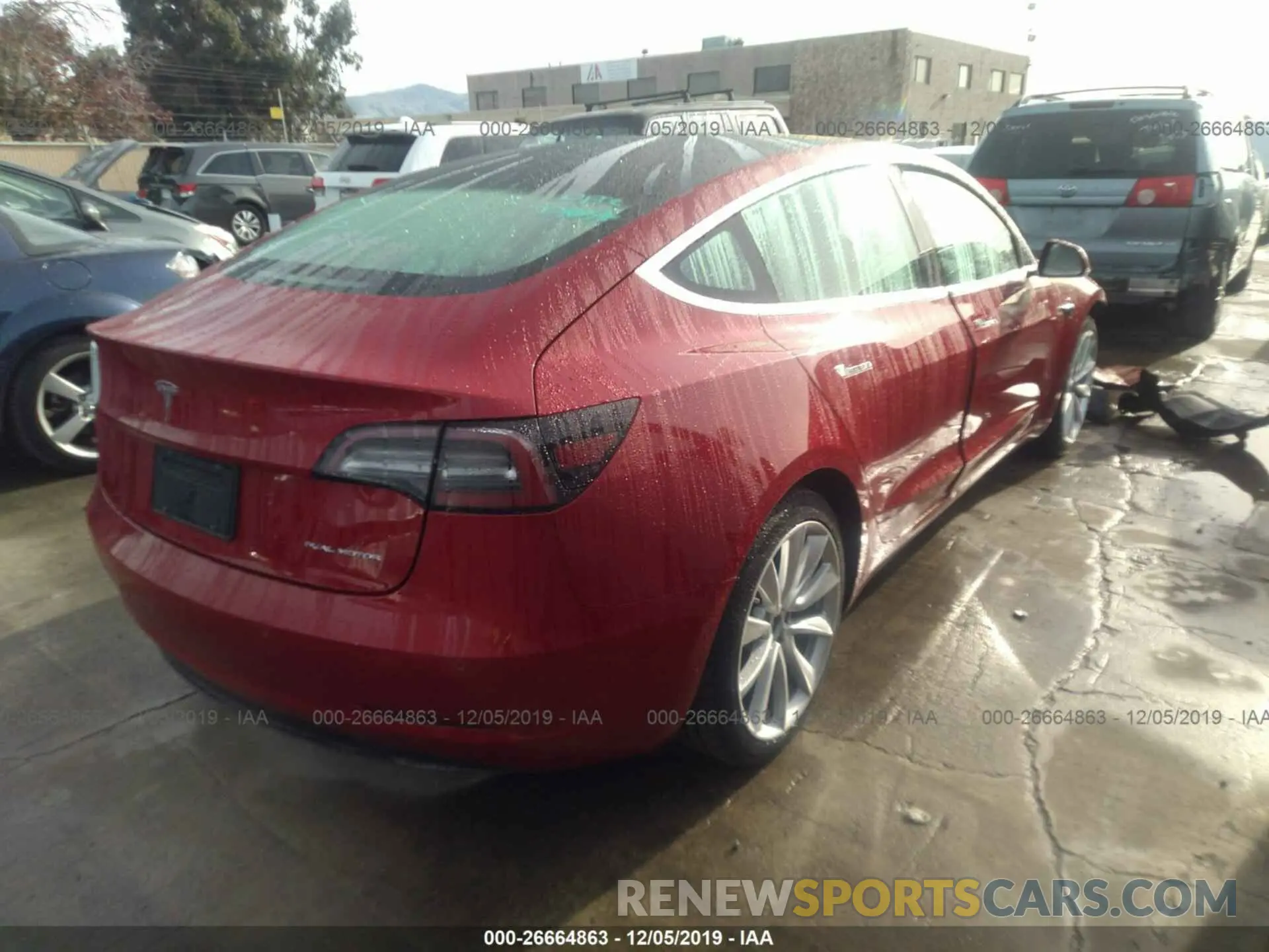 4 Photograph of a damaged car 5YJ3E1EB8KF192125 TESLA MODEL 3 2019