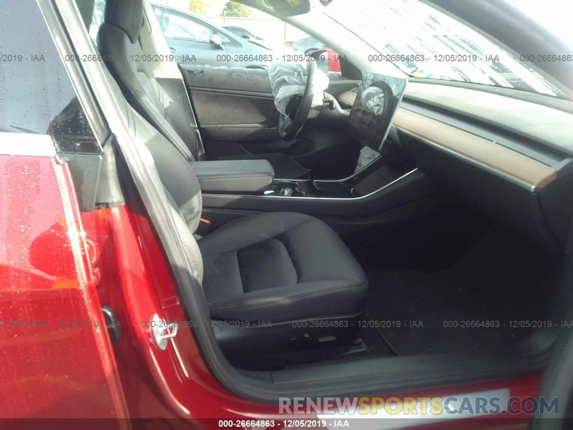 5 Photograph of a damaged car 5YJ3E1EB8KF192125 TESLA MODEL 3 2019