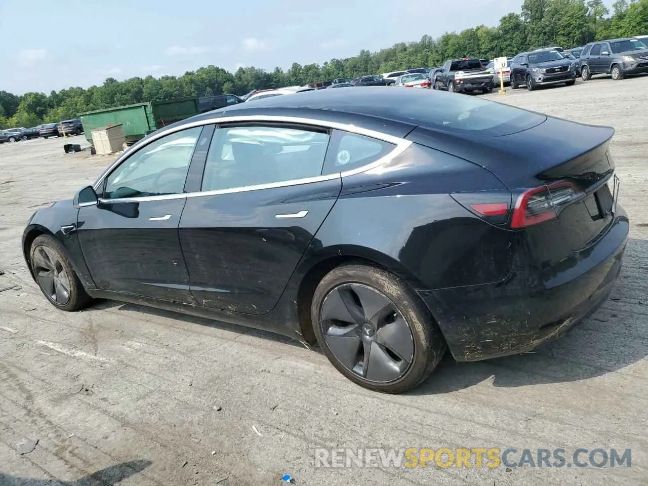 2 Photograph of a damaged car 5YJ3E1EB8KF208971 TESLA MODEL 3 2019