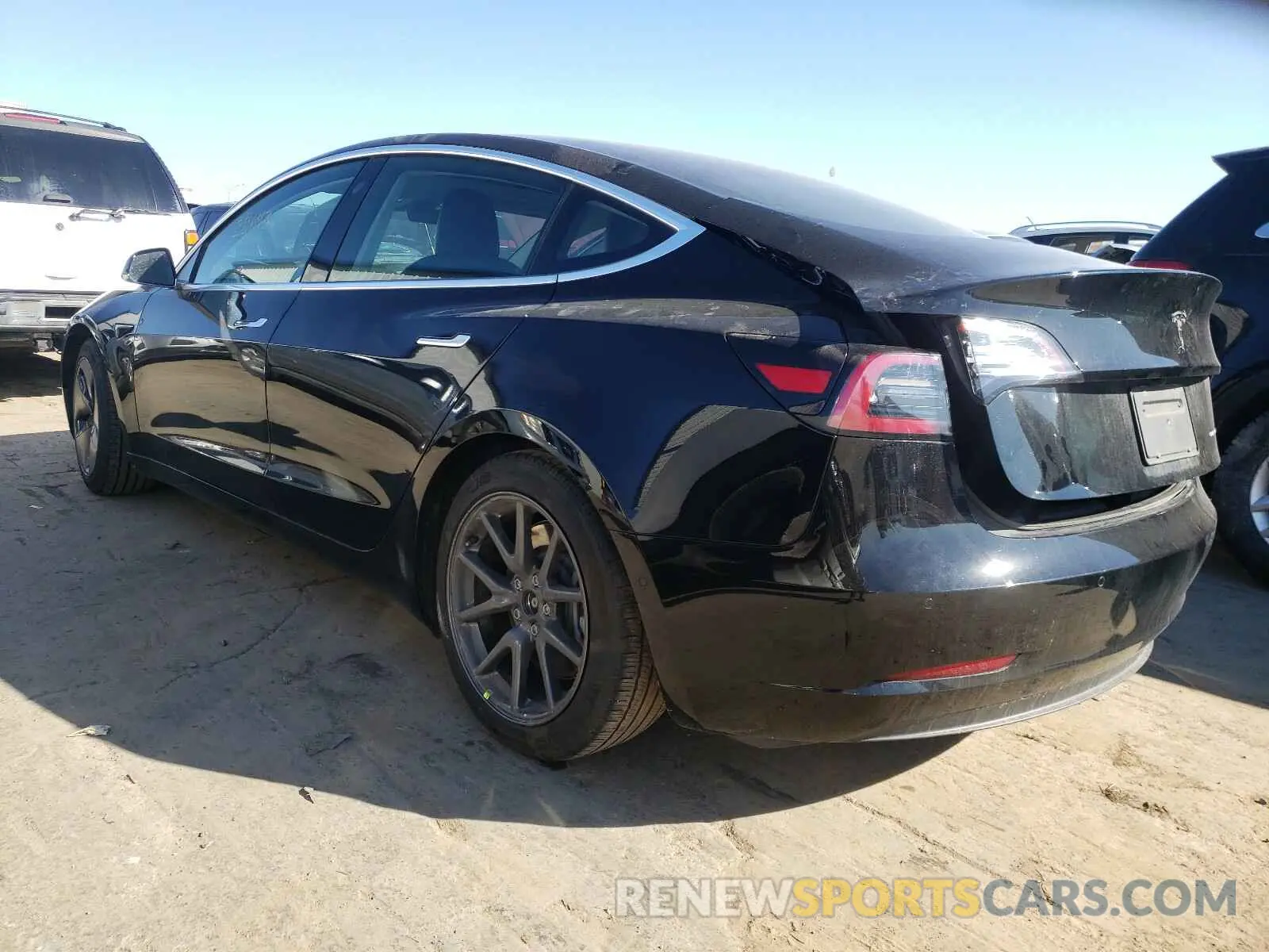 3 Photograph of a damaged car 5YJ3E1EB8KF209117 TESLA MODEL 3 2019