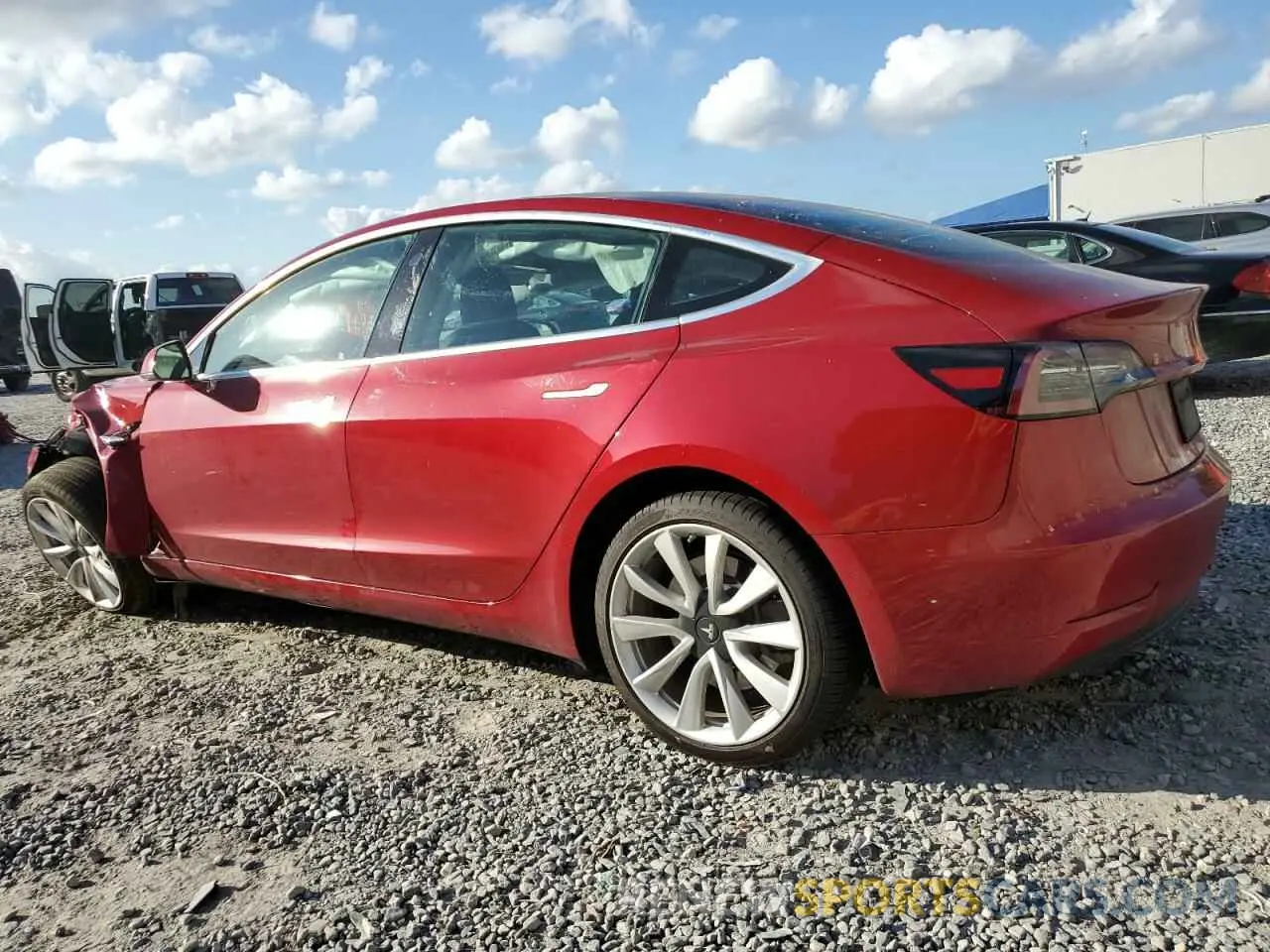 2 Фотография поврежденного автомобиля 5YJ3E1EB8KF389649 TESLA MODEL 3 2019