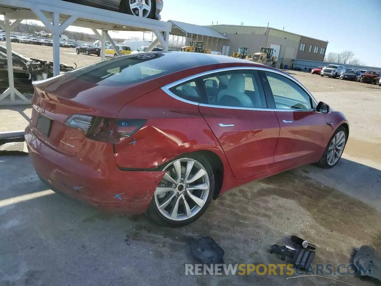 3 Фотография поврежденного автомобиля 5YJ3E1EB8KF406885 TESLA MODEL 3 2019
