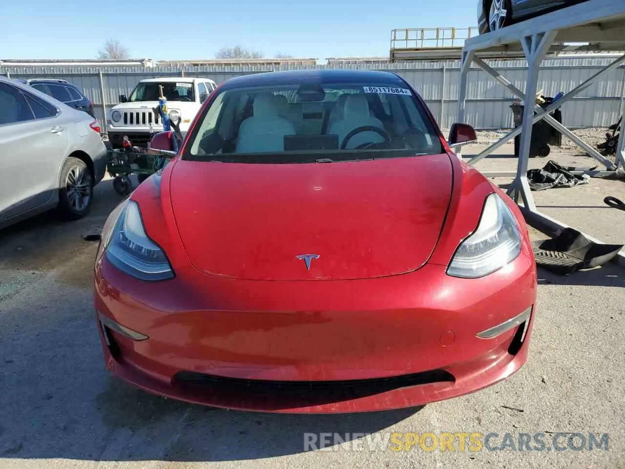 5 Фотография поврежденного автомобиля 5YJ3E1EB8KF406885 TESLA MODEL 3 2019