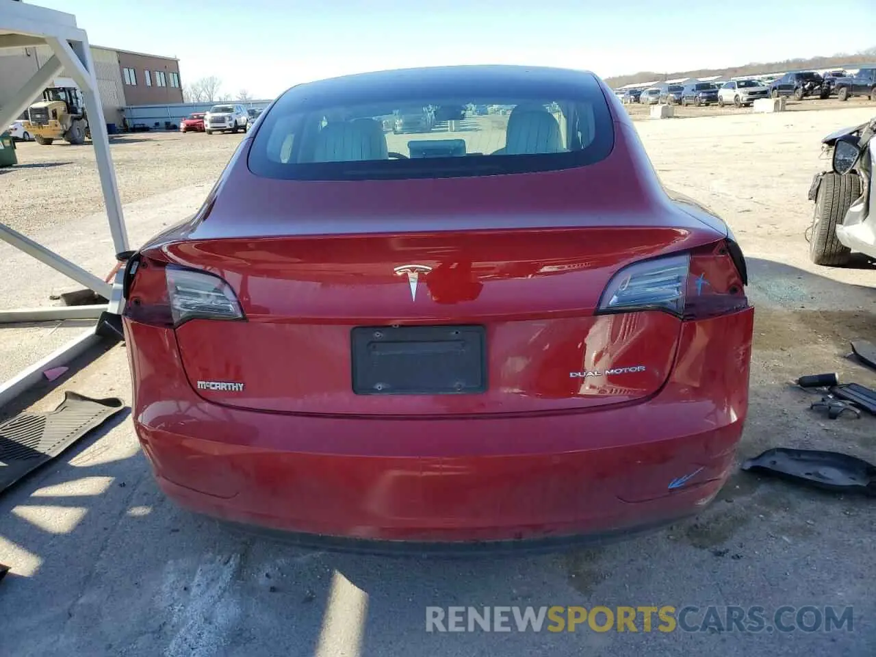6 Фотография поврежденного автомобиля 5YJ3E1EB8KF406885 TESLA MODEL 3 2019